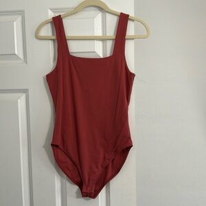 Coral tank bodysuit size small from old navy, never worn